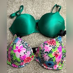 Two Victorias Secret Bras